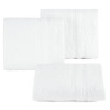 Ručníky sada 3 ks s bordurou 30x50 cm - bílé