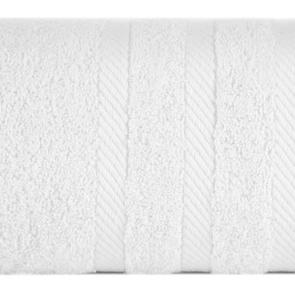 Uteráky sada 3 ks s bordúrou 30x50 cm - biele