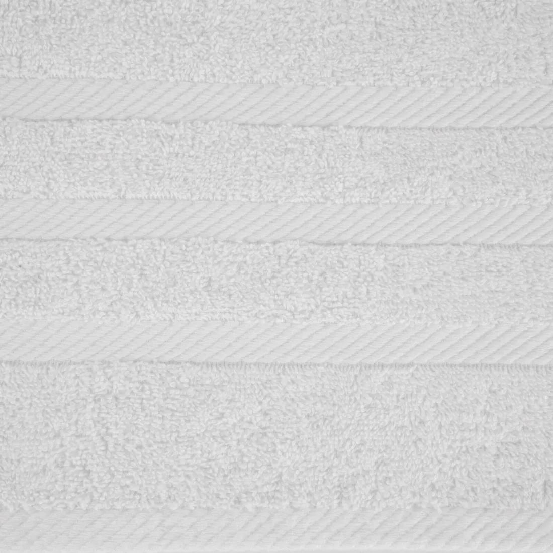 Ručníky sada 3 ks s bordurou 30x50 cm - bílé