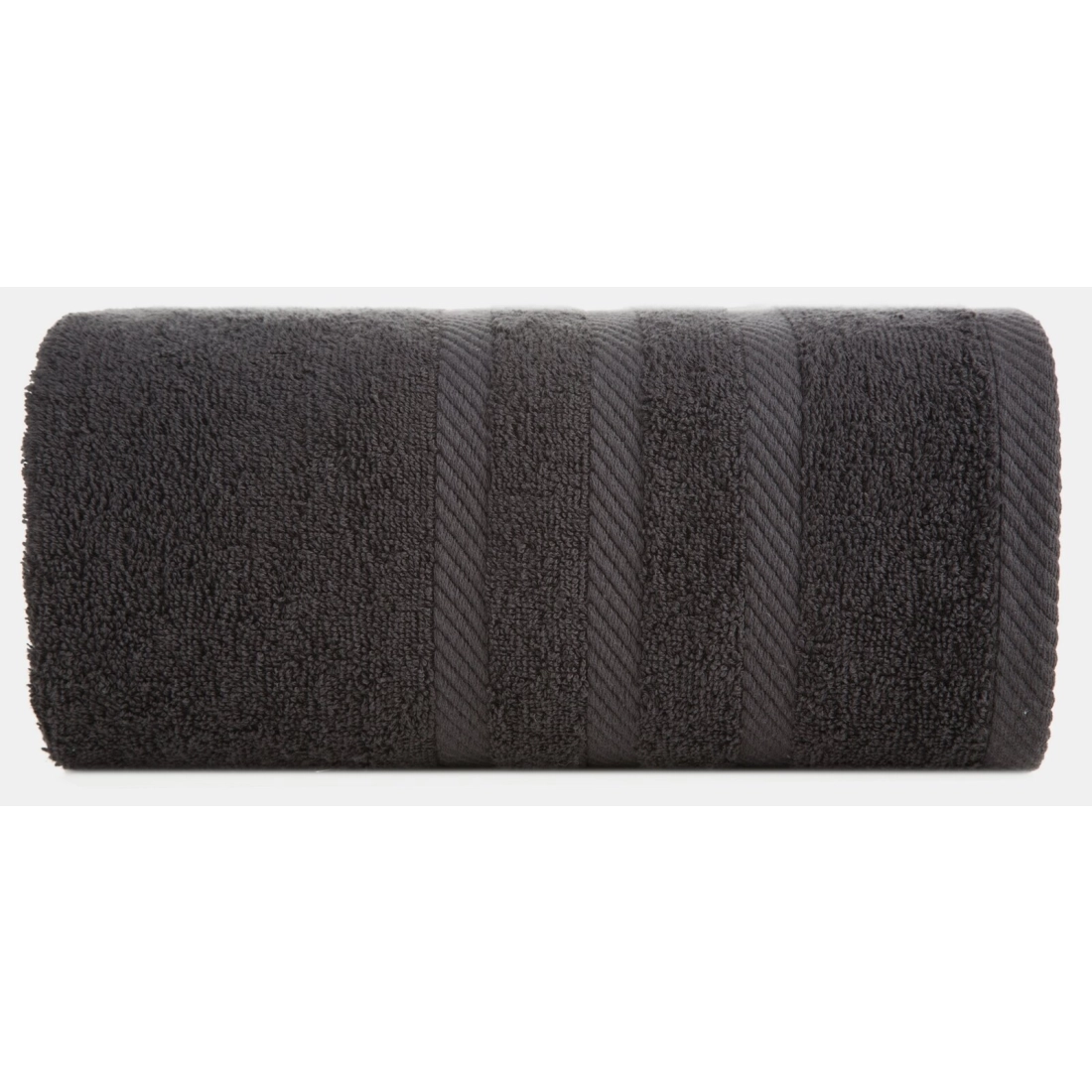 Ručníky sada 3 ks s bordurou 30x50 cm - černé