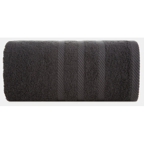 Uteráky sada 3 ks s bordúrou 30x50 cm - čierne