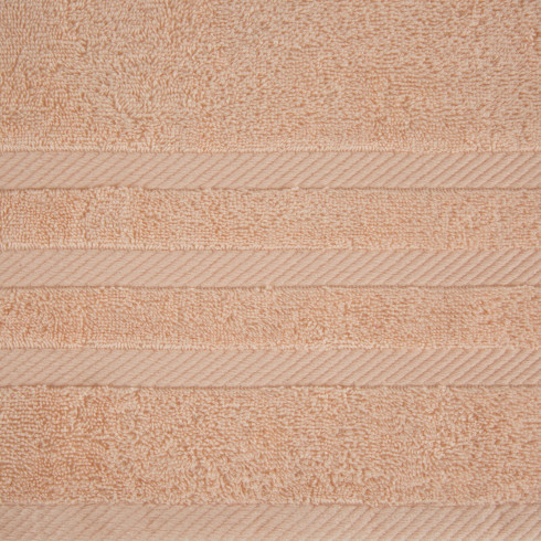 Ručníky sada 3 ks s bordurou 30x50 cm - meruňkový