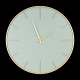 Veľké nástenné hodiny v modernom štýle s mätovým ciferníkom, priemer 60 cm