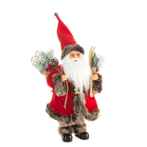 Vánoční dekorace Santa Claus 40 cm - červený