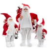 Vánoční dekorace Santa Claus 45 cm - bílý