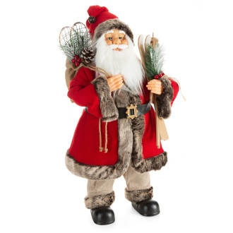 Vianočná dekorácia Santa Claus 80 cm - červený