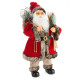 Vánoční dekorace Santa Claus 80 cm - červený