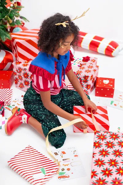 Autocolante de Crăciun Pădure de iarnă, 20 buc.