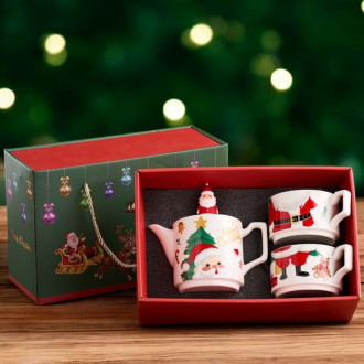 Vianočný set džbánu s dvoma šálkami