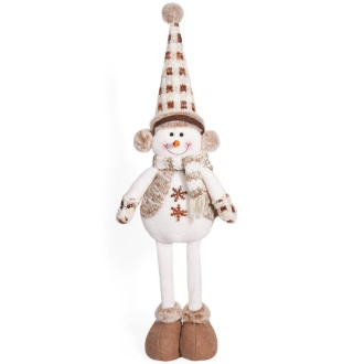 Vianočný snehuliak z plyšu 60 cm