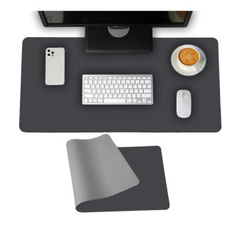 Vodeodolná podložka na stôl, obojstranná čierno šedá 50x80cm 