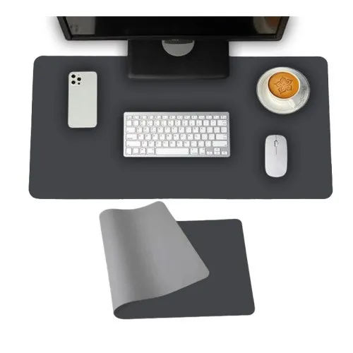 Voděodolná podložka na stůl, oboustranná černo-šedá 50x80 cm