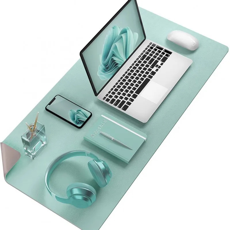 Vodeodolná podložka na stôl, obojstranná mätovo-zelená 50x80cm 