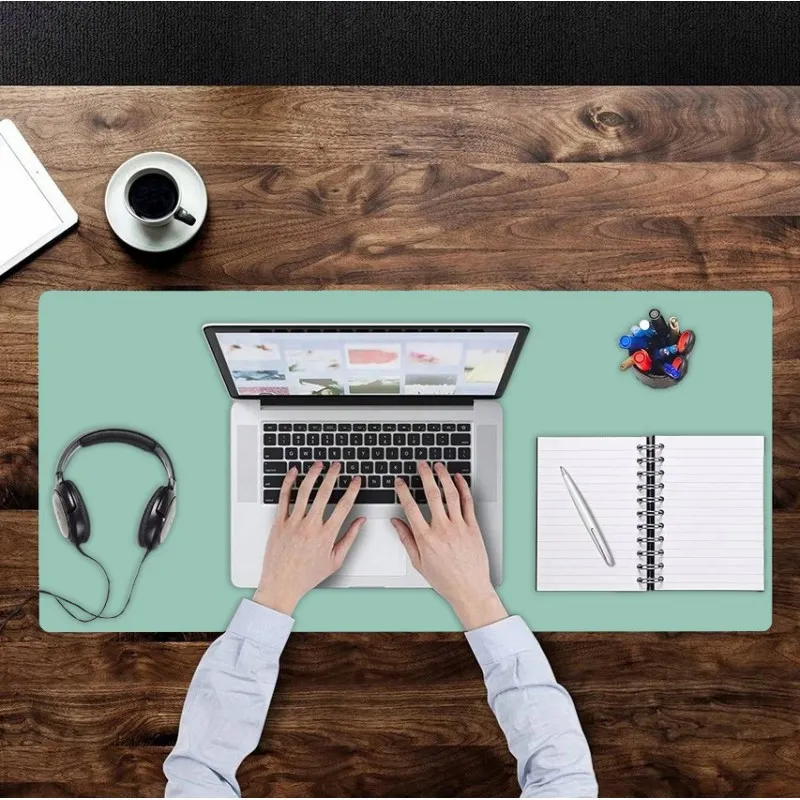 Vodeodolná podložka na stôl, obojstranná mätovo-zelená 50x80cm 