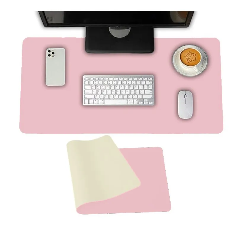 Vodeodolná podložka na stôl, obojstranná ružovo-krémová 50x80cm 