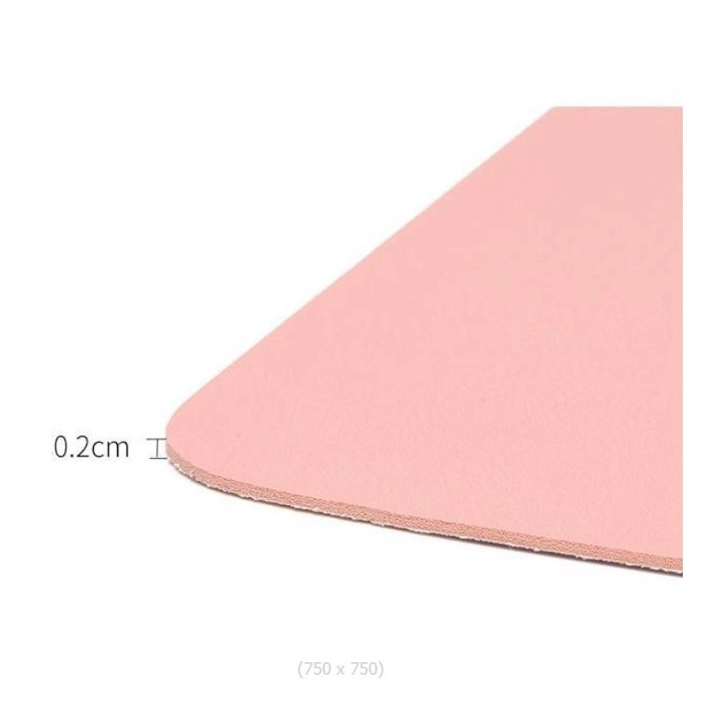 Vodeodolná podložka na stôl, obojstranná ružovo-krémová 50x80cm 