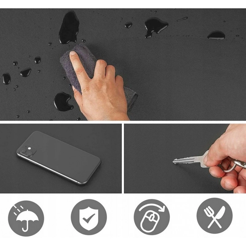 Vodeodolná podložka na stôl, obojstranná ružovo-krémová 50x80cm 