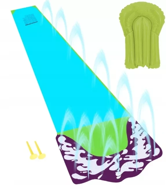 Vodná šmýkačka s fontánou + 1 nafukovacia doska