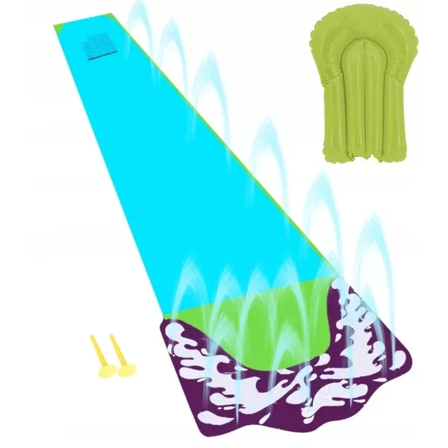 Vodná šmýkačka s fontánou + 1 nafukovacia doska