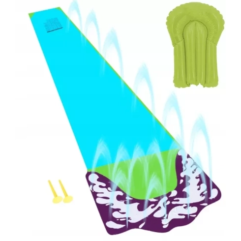 Vodná šmýkačka s fontánou + 1 nafukovacia doska
