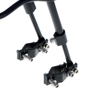 Zadný nosič na bicykel hliníkový univerzálny - čierny