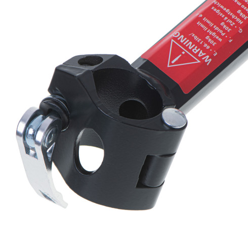 Zadný nosič na bicykel hliníkový univerzálny - čierny