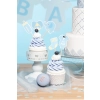 Decor pentru tort Baby Shower cu elefănțel albastru, set 5 buc.