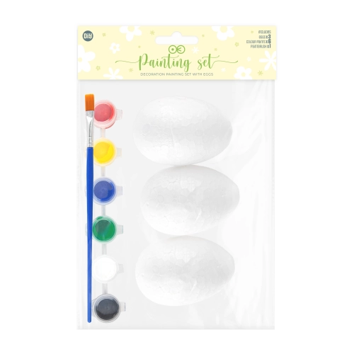 Decorațiuni de Paște – Ouă pentru pictat, set 3 buc.