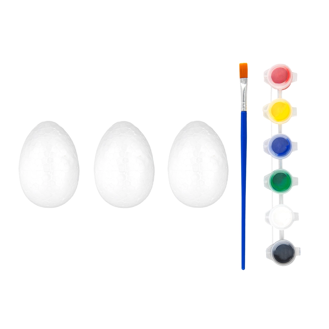 Húsvéti dekoráció – Festhető tojások, 3 darabos készlet