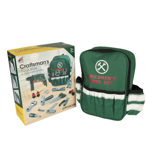 Detské náradie dielňa v batohu 27 ks