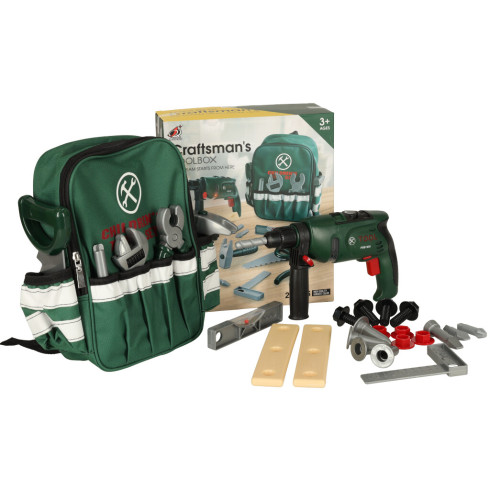 Detské náradie dielňa v batohu 27 ks