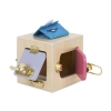 Montessori activity kocka so zámkami 19,5 cm