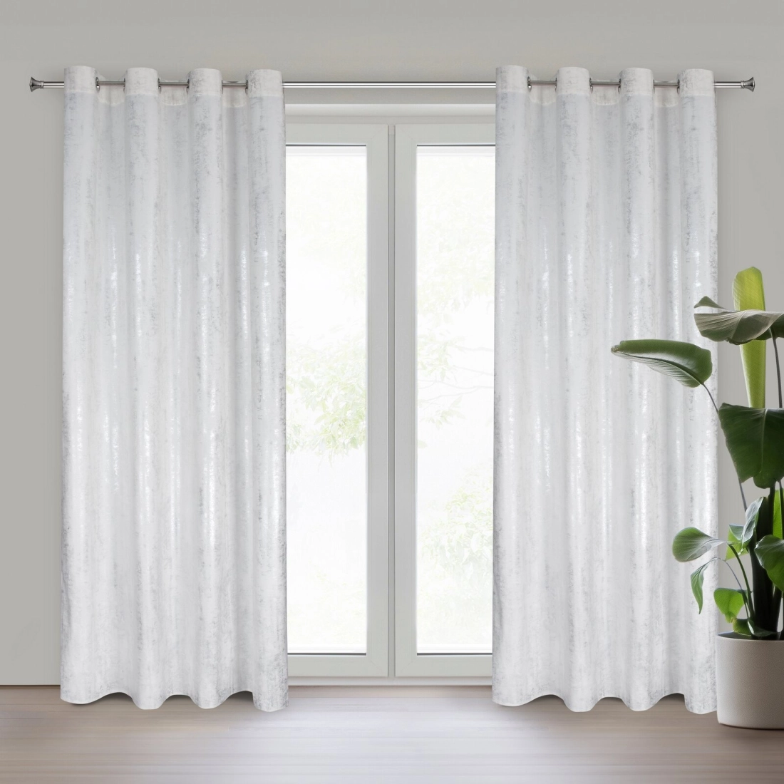 Koc 150x200 cm krémový, zlatý s lesklou potlačou mramoru GLAMO Design 91