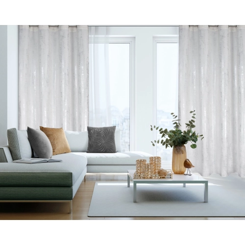 Koc 150x200 cm krémový, zlatý s lesklou potlačou mramoru GLAMO Design 91