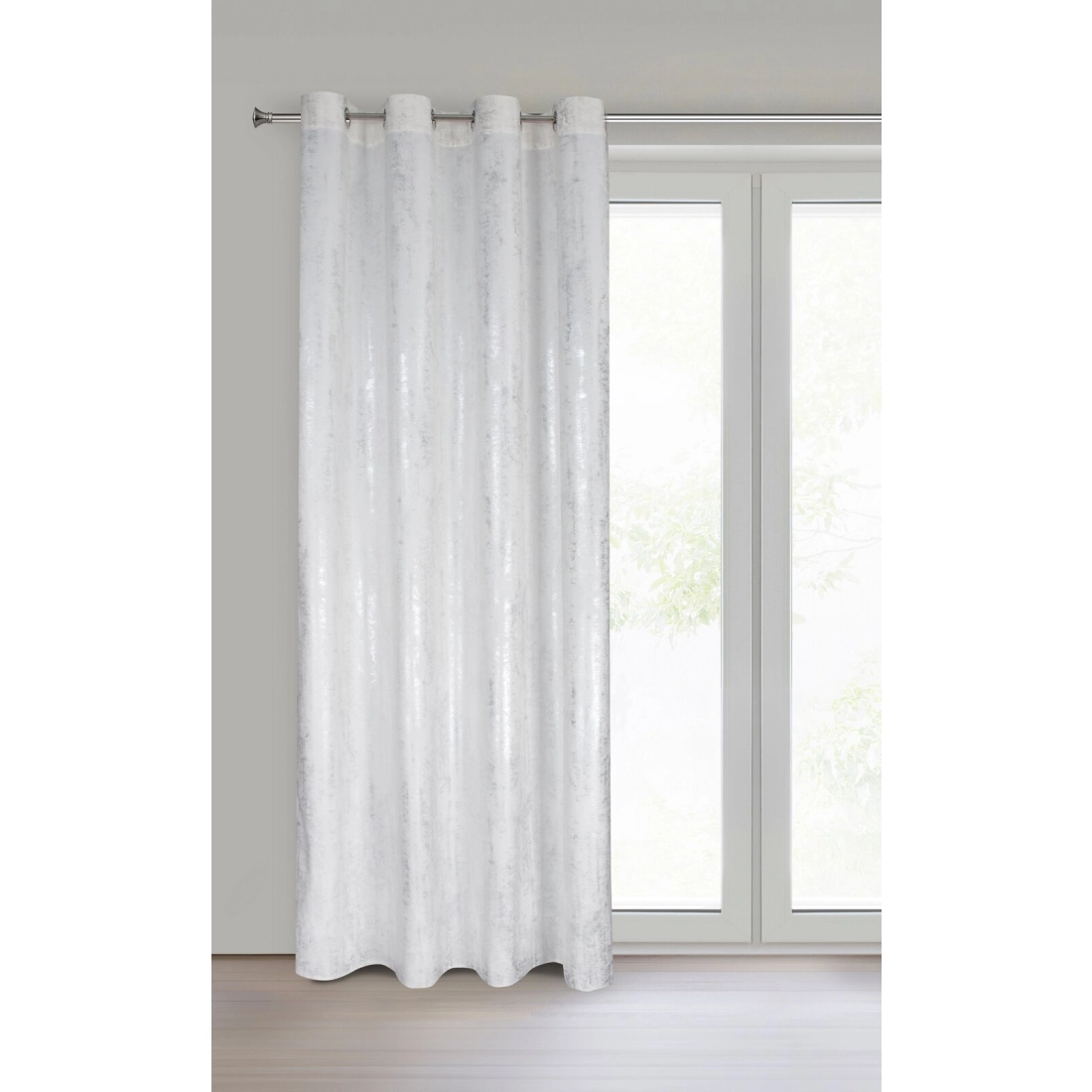 Koc 150x200 cm krémový, zlatý s lesklou potlačou mramoru GLAMO Design 91