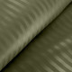 Obliečky 160x200 cm bavlnené saténové pruhované, olivové