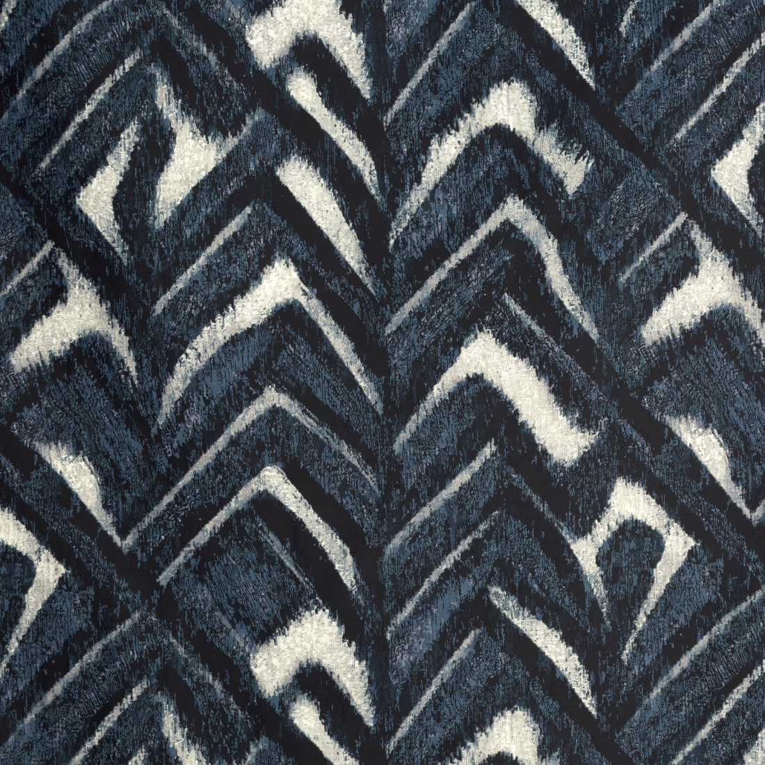 Povlečení 160x200 cm z bavlněného saténu s geometrickým vzorem, tmavě modré a béžové