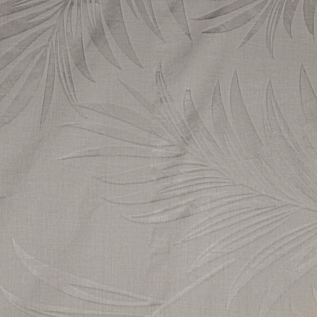 Obliečky 160x200 cm bavlnené saténové s rastlinným vzorom šedobéžové