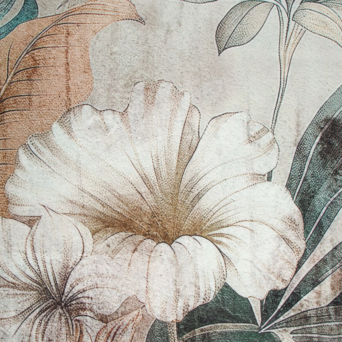 Povlečení 160x200 cm bavlněný satén, světle šedé a zelené