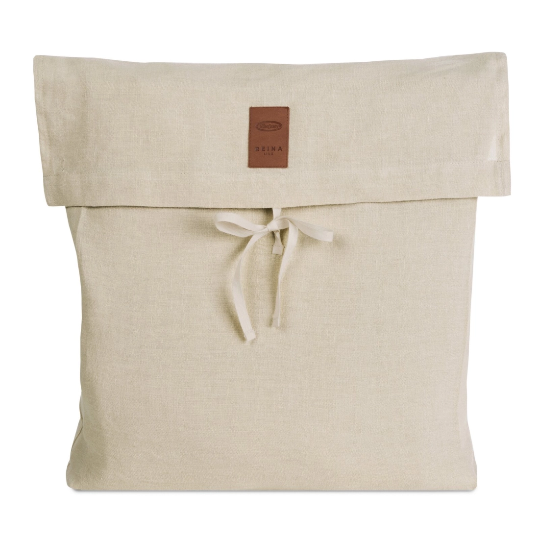 Obliečky 160x200 cm ľanové s bavlnou krémové