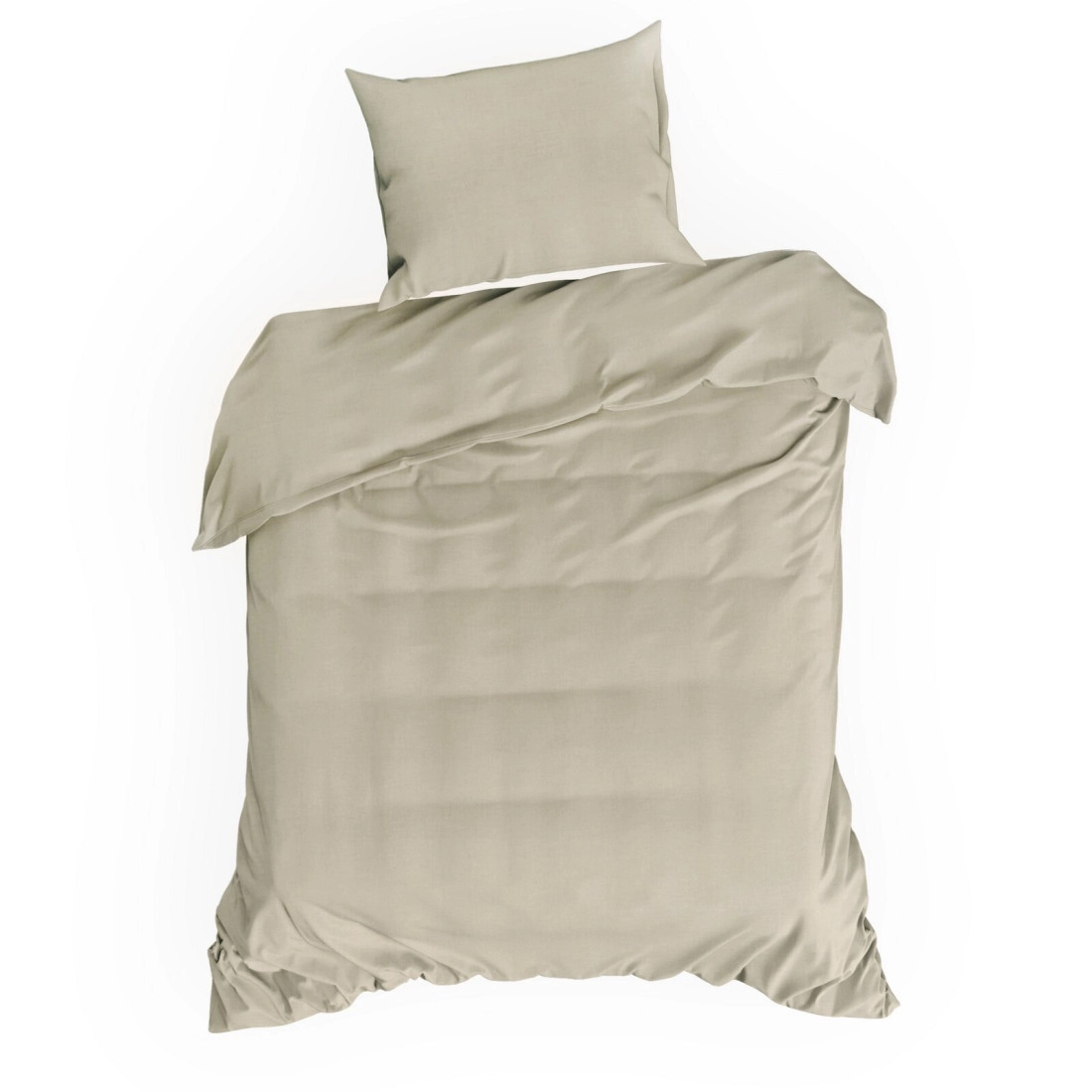 Obliečky 160x200 cm ľanové s bavlnou krémové