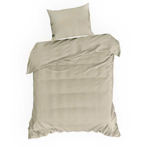 Obliečky 160x200 cm ľanové s bavlnou krémové