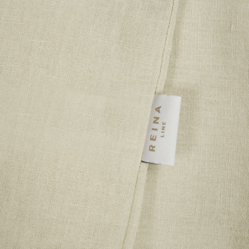 Obliečky 160x200 cm ľanové s bavlnou krémové