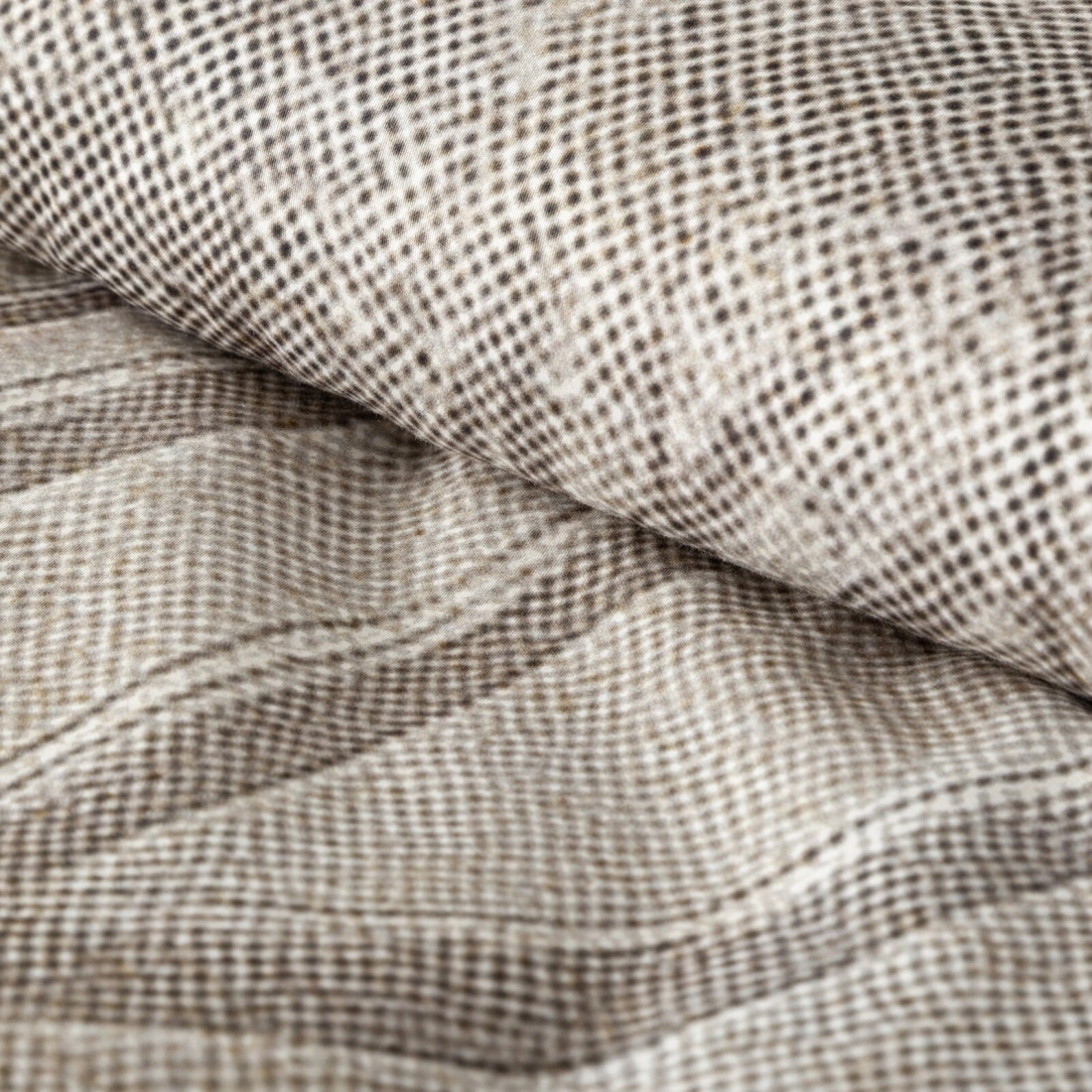 Saténové bavlněné povlečení 160x200 cm, béžové a krémové