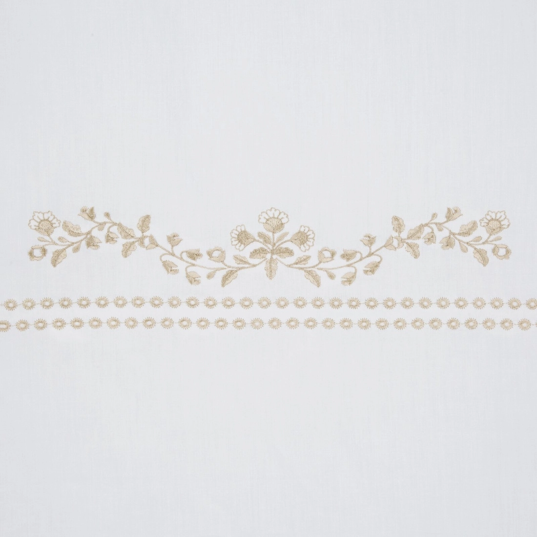 Povlečení 160x200 cm saténové bavlněné, bílé a béžové