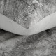 Saténové bavlněné povlečení 160x200 cm s mramorovým motivem, stříbrné a ocelové