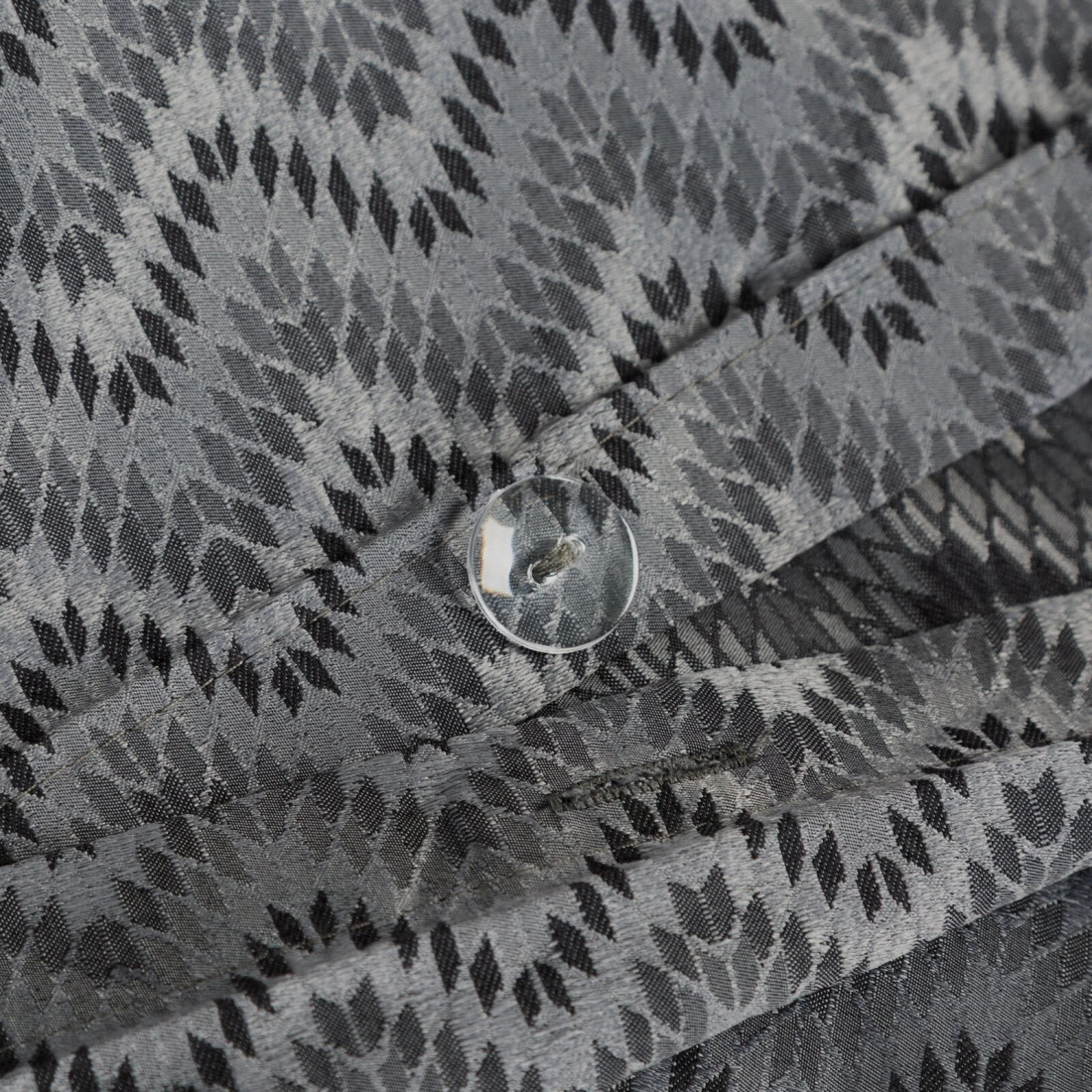 Povlečení 200x160 cm z bambusové viskózy s geometrickým vzorem, šedé