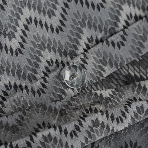 Obliečky 200x160 cm bambusová viskóza s geometrickým vzorom, sivé