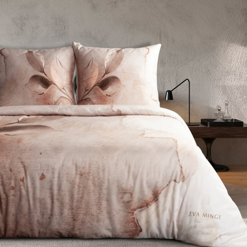 Obliečky 220x200 cm bavlnené saténové, béžové a krémové