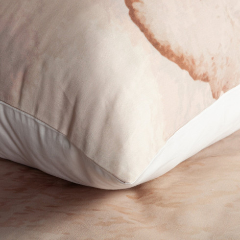 Obliečky 220x200 cm bavlnené saténové, béžové a krémové